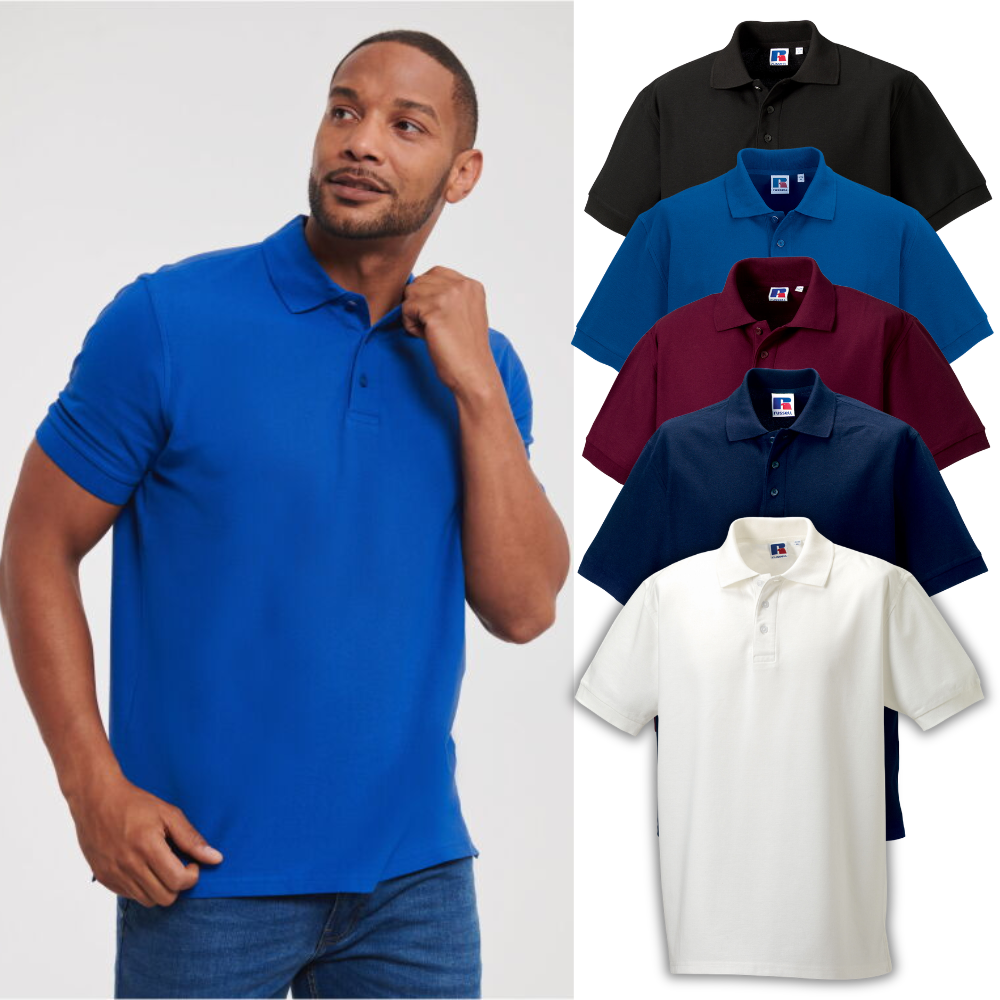 577M Russell Mens Ultimate Cotton Polo