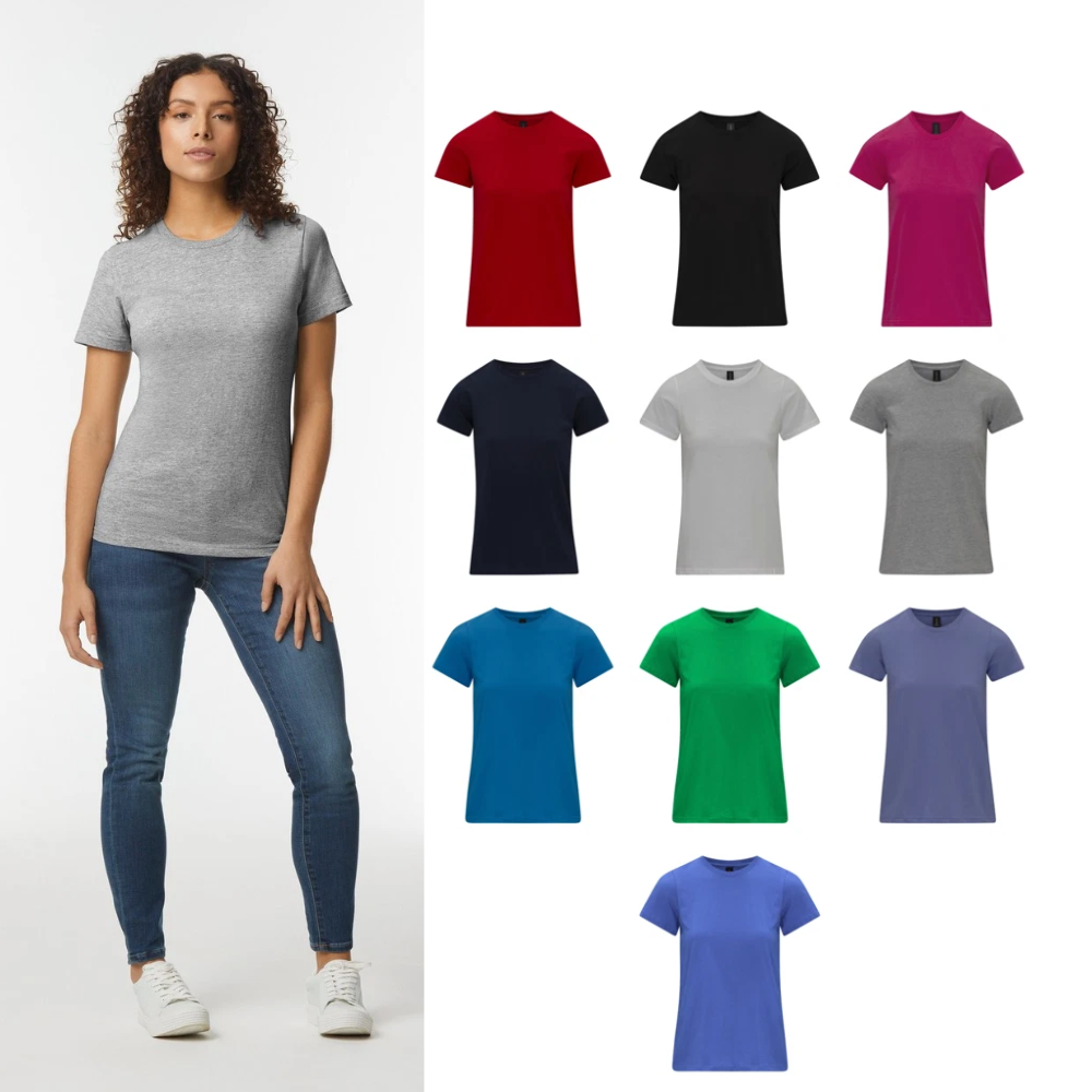 65000L Gildan Softstyle Midweight Womens Tshirt