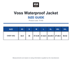 70180 Helly Hansen Voss Waterproof Jacket size guide (70180)
