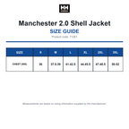 71261 Helly Hansen Manchester 2.0 Shell Jacket size guide (71261)