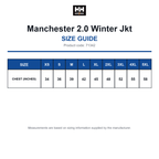 71342 Helly Hansen Manchester 2.0 Winter Jkt size guide (71342)