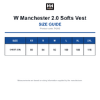 74242 Helly Hansen W Manchester 2.0 Softs Vest size guide (74242)