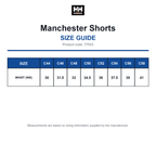 77543 Helly Hansen Manchester Shorts size guide (77543)