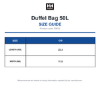 79572 Helly Hansen Duffel Bag 50L size guide (79572)