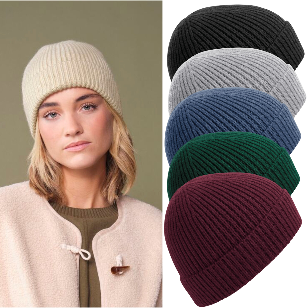 B380 Beechfield Engineered Knit Ribbed Beanie