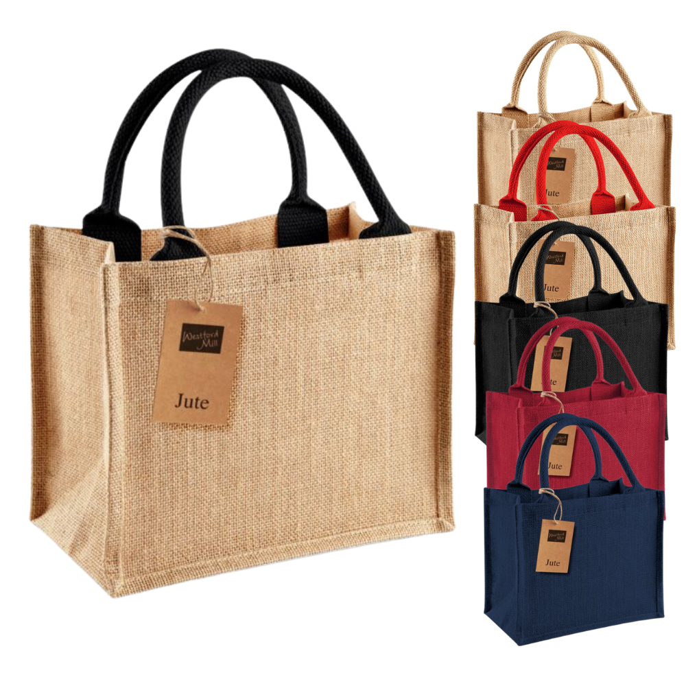 W412 Westford Mill Jute Mini Gift Bag