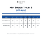 CEJ003S Craghoppers Expert Kiwi Stretch Trousr S size guide (CEJ003S)