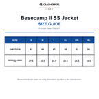 CEL007 Craghoppers Expert Basecamp II SS Jacket size guide (CEL007)