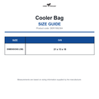 DER1582304 Derby Of Sweden Cooler Bag size guide (DER1582304)