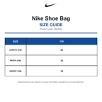 DM3982 Nike Shoe Bag size guide (DM3982)