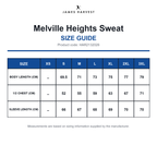 HAR2132026 James Harvest Melville Heights Sweat size guide (HAR2132026)
