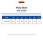JM5564 Jobman Polo Shirt size guide (JM5564)