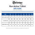 PR2264023 Printer Red Run Active T-Shirt size guide (PR2264023)
