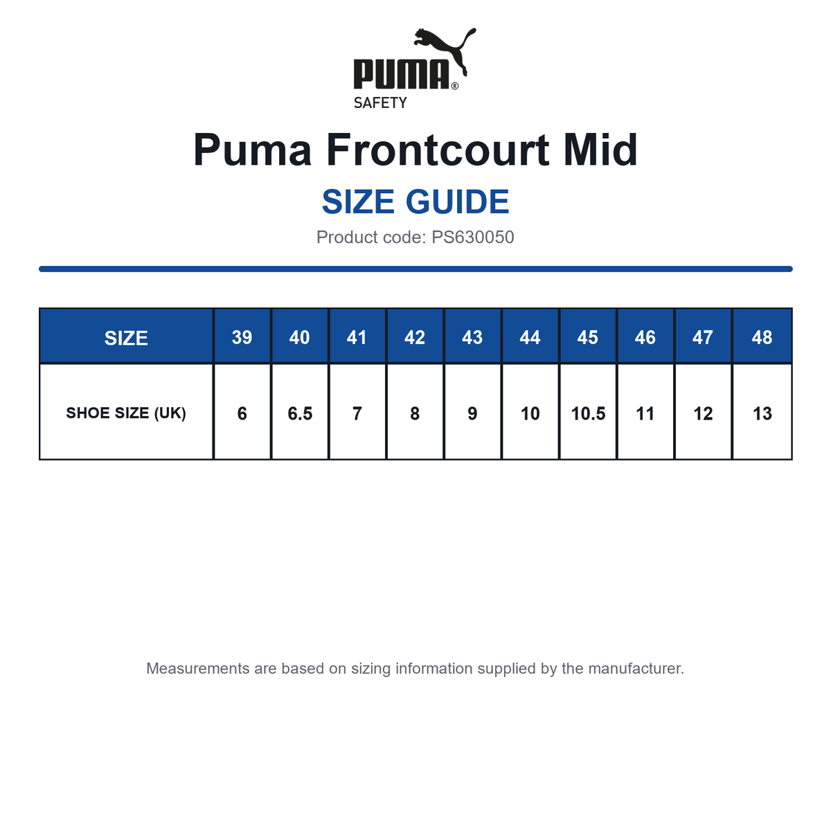 PS630050 Puma Frontcourt Mid size guide (PS630050)