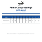 PS630730 Puma Conquest High size guide (PS630730)