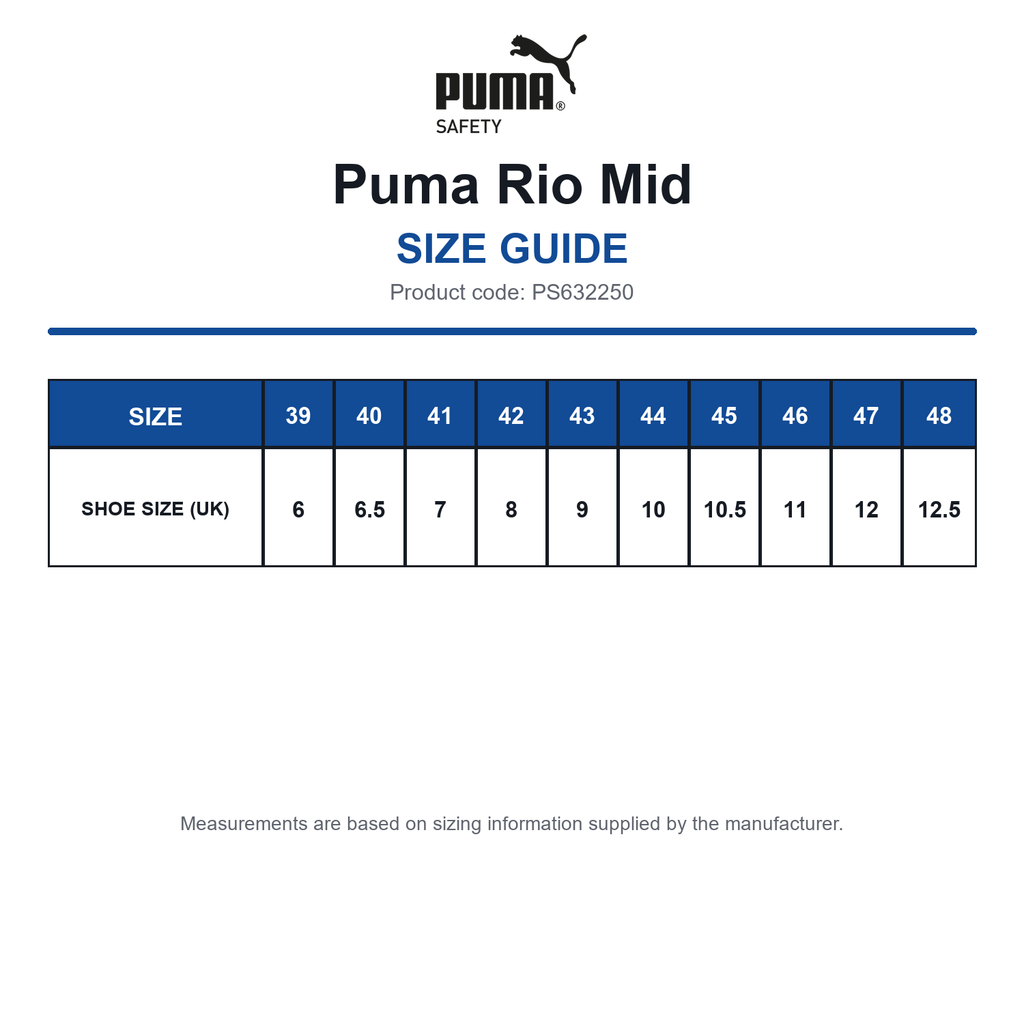 PS632250 Puma Rio Mid size guide (PS632250)