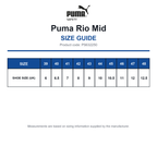 PS632250 Puma Rio Mid size guide (PS632250)