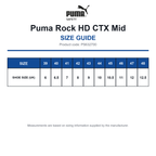 PS632700 Puma Rock HD CTX Mid size guide (PS632700)