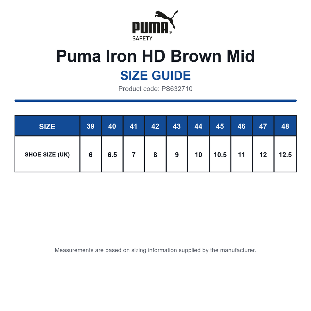 PS632710 Puma Iron HD Brown Mid size guide (PS632710)