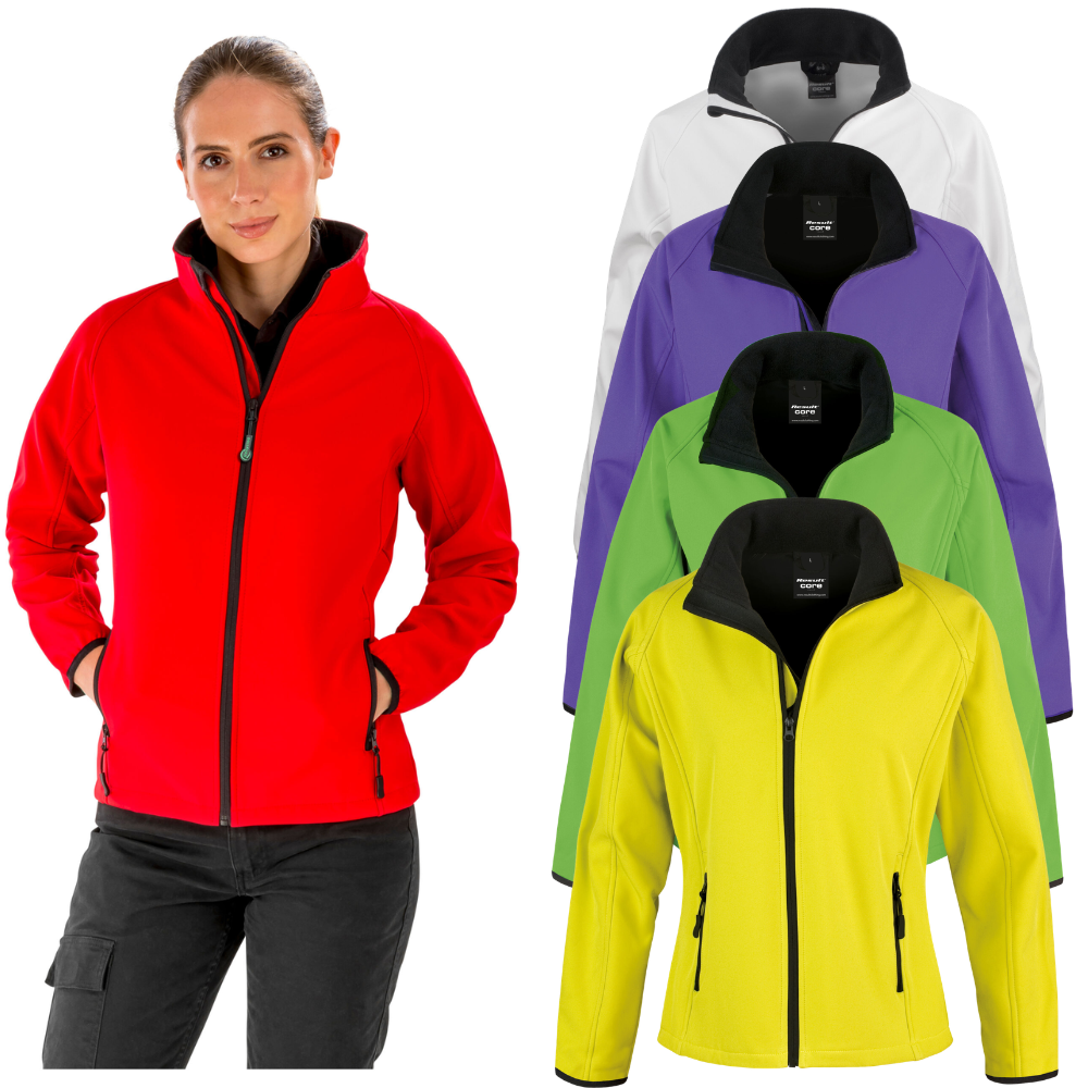 R231F Result Core Ladies Printable Softshell