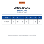 R309X Result Workguard Action Shorts size guide (R309X)
