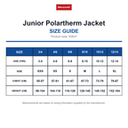 R36JY Result Junior Polartherm Jacket size guide (R36JY)