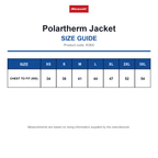 R36X Result Polartherm Jacket size guide (R36X)