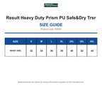 R508X Result Heavy Duty Prism PU Safe&Dry Trsr size guide (R508X)