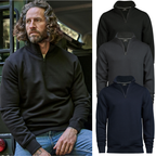 TJ5438 Tee Jays Half Zip Sweatshirt