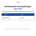 W804 Westford Mill EarthAware® VarsityShopper size guide (W804)