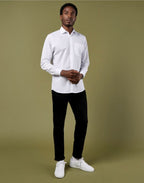 Kustom Kit Mens LS Tailored Poplin Shirt