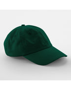 B653 Beechfield Low Profile 6 Panel Dad Cap - Bottle Green - B653