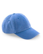 B655 Beechfield Low Profile Vintage Cap - Vintage Cornflower - B655