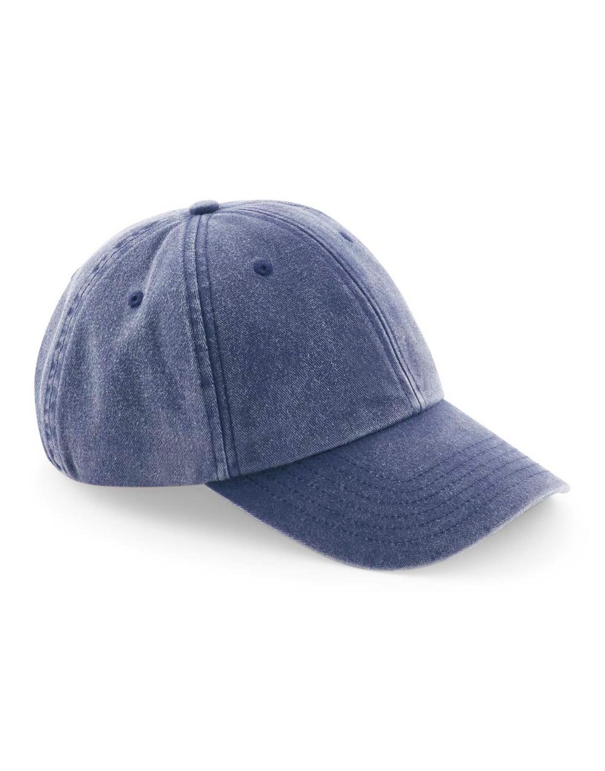 B655 Beechfield Low Profile Vintage Cap - Vintage Denim - B655