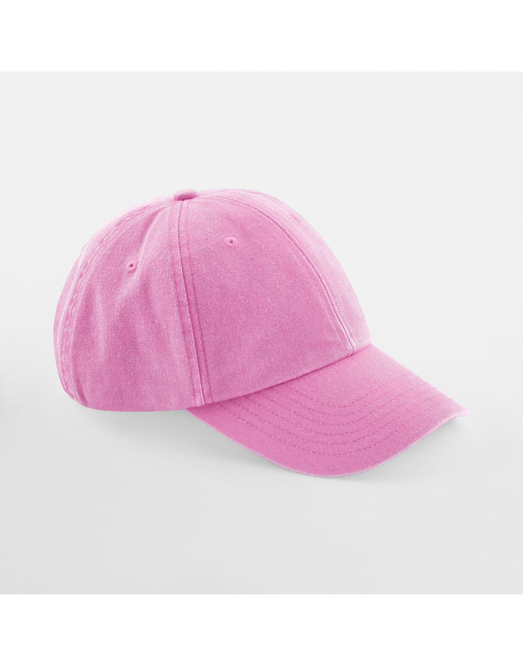 B655 Beechfield Low Profile Vintage Cap - Vintage True Pink - B655