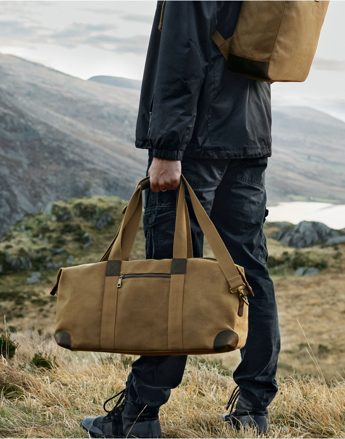QD650 Quadra Heritage Washed Canvas Holdall