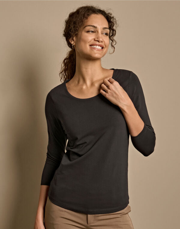 Tee Jays Ladies 3/4 Sleeve Stretch Tee