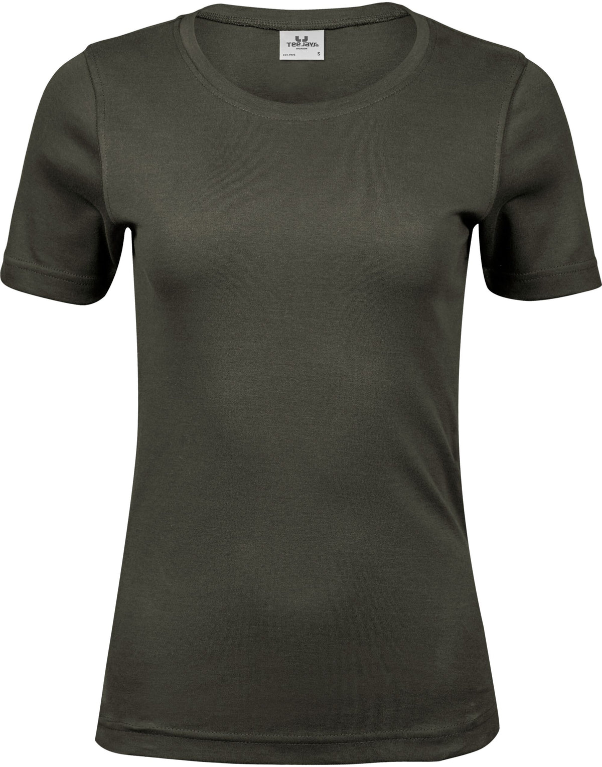 TJ580 Tee Jays Ladies Interlock Tee - Deep Green - TJ580