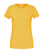 61424 FOTL Ladies Ringspun Premium T - Sunflower - 61424