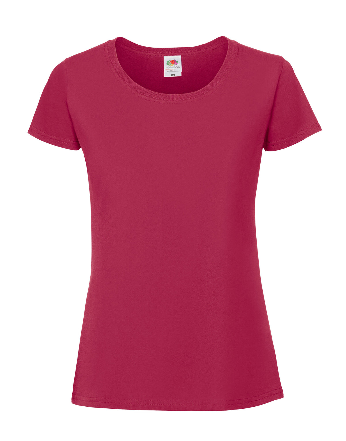 61424 FOTL Ladies Ringspun Premium T - Cranberry - 61424