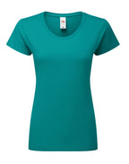61424 FOTL Ladies Ringspun Premium T - Ocean Teal - 61424