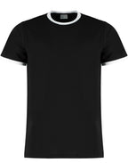Kustom Kit Mens Fashion Fit Ringer Tee