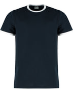 Kustom Kit Mens Fashion Fit Ringer Tee