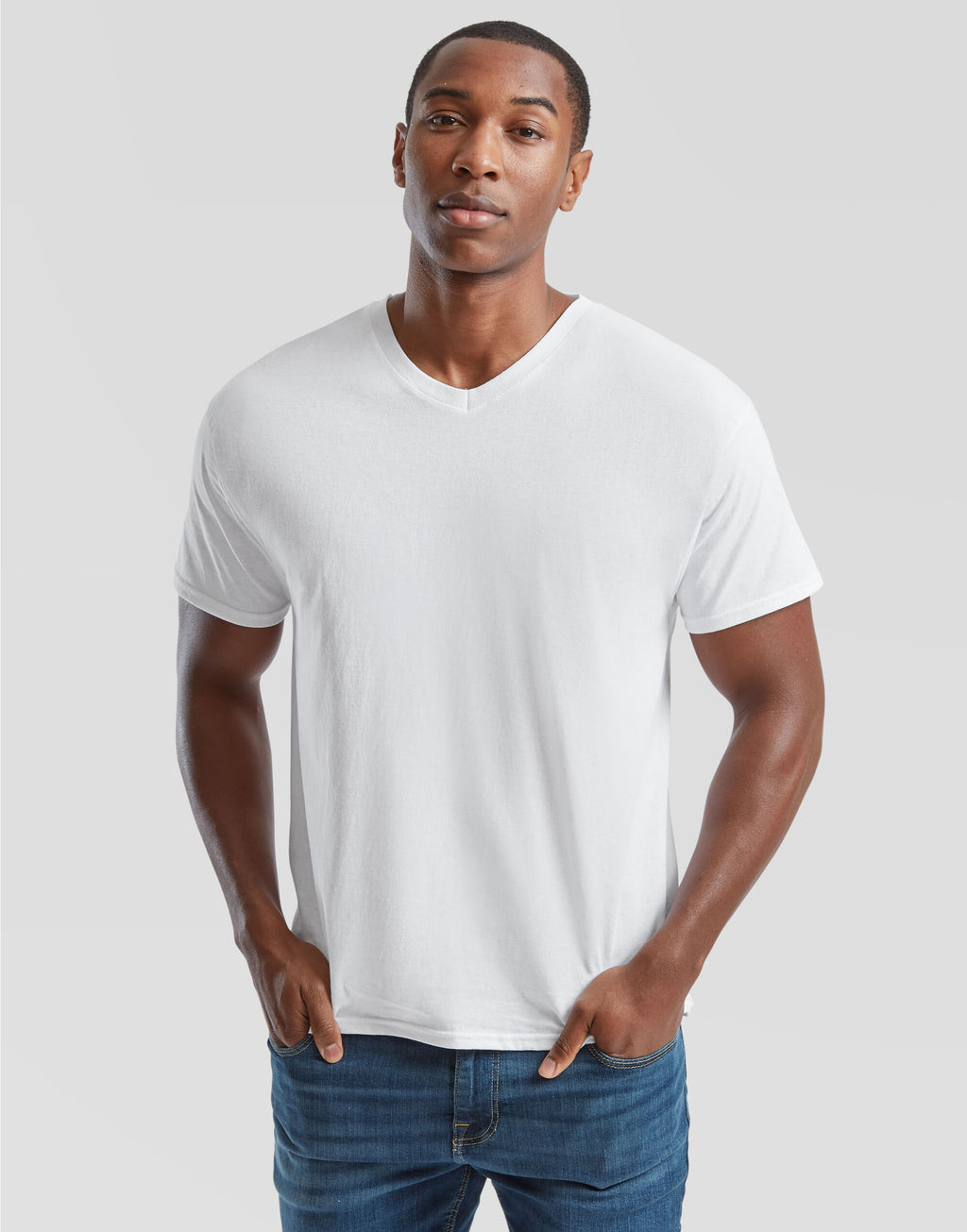 61426 Fruit of the Loom Mens Original V Neck T