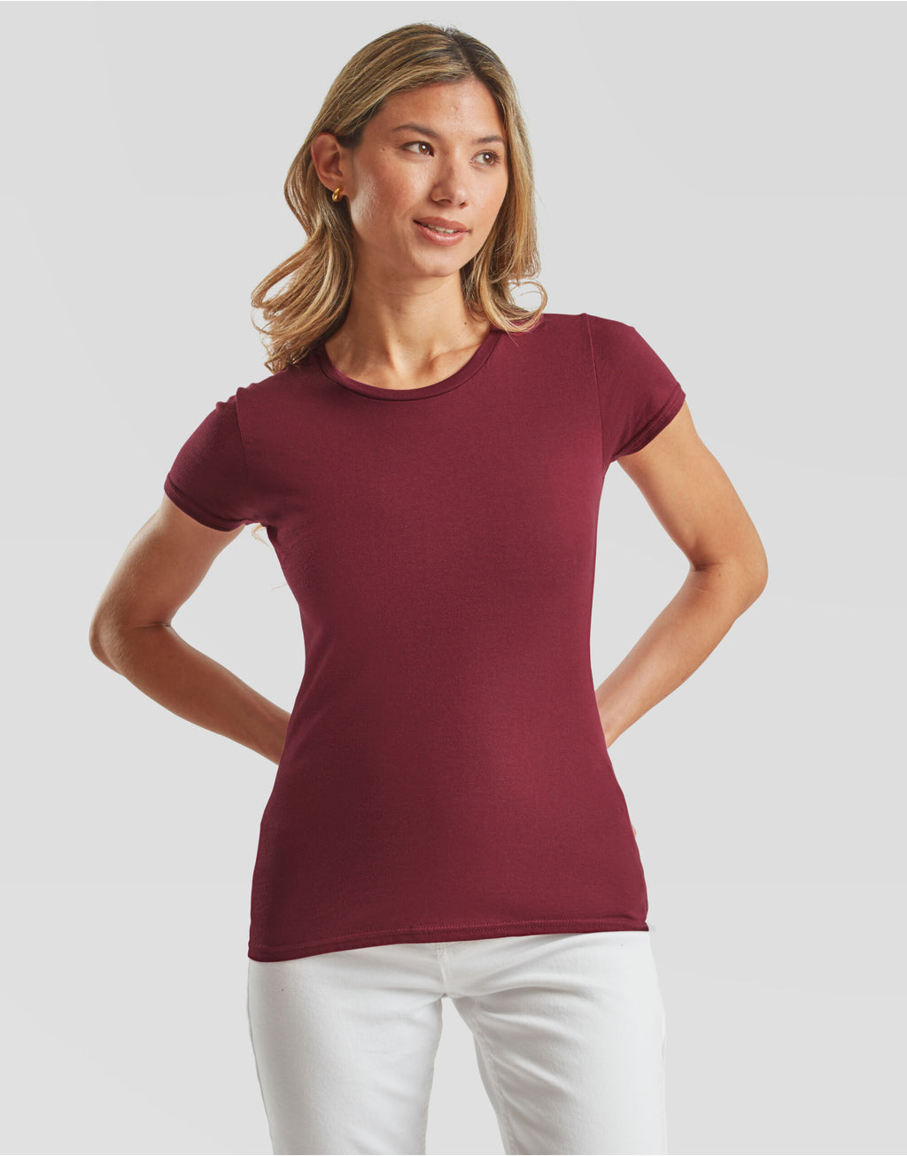 61432 FOTL Ladies Iconic 150 T - Burgundy - 61432
