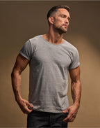 Tee Jays Mens Roll Up Sleeve Tee