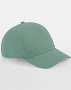 B62N Beechfield Organic Cotton Cap - Dusty Green - B62N