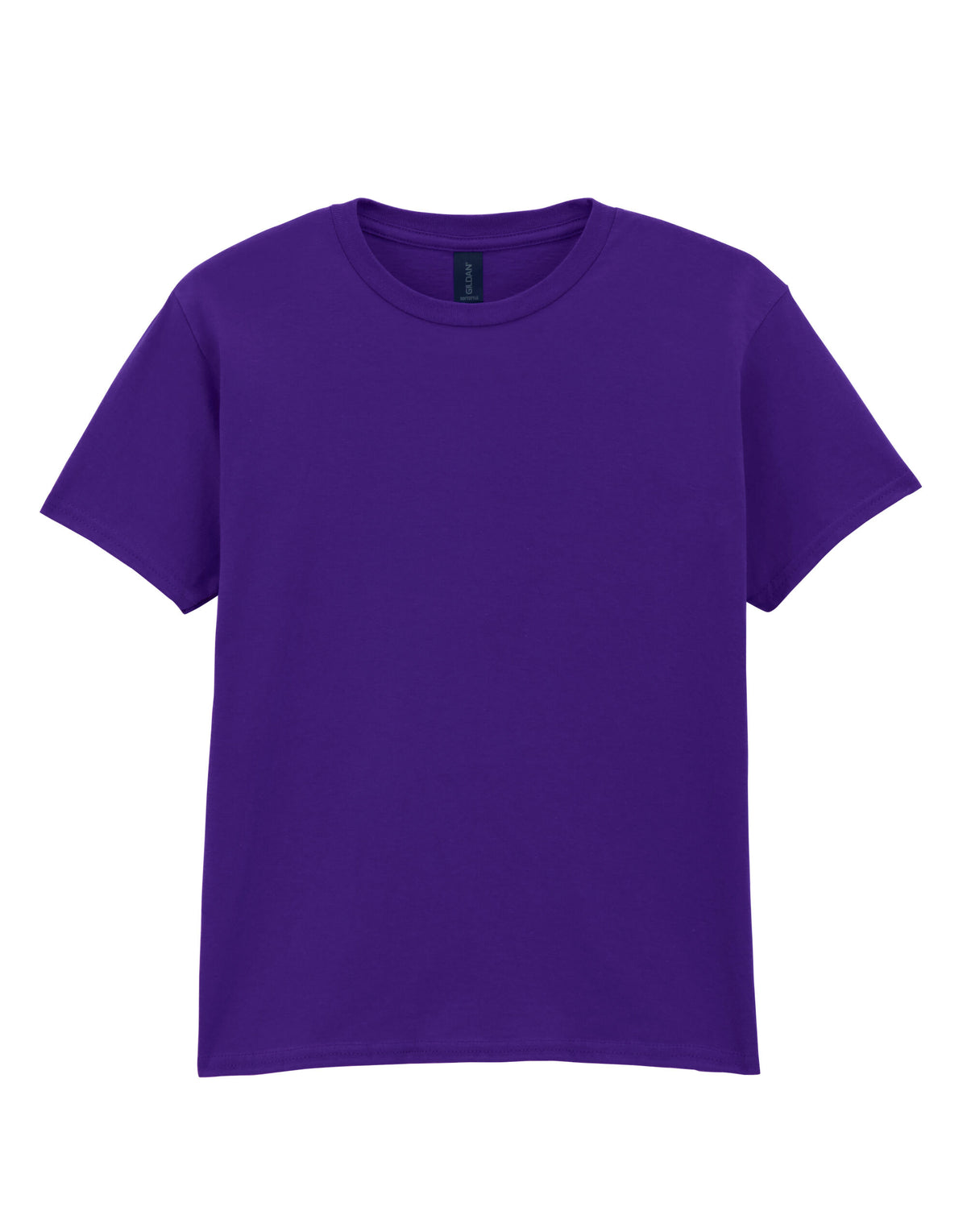 64000B Gildan Softstyle Youth T-Shirt - Purple - 64000B