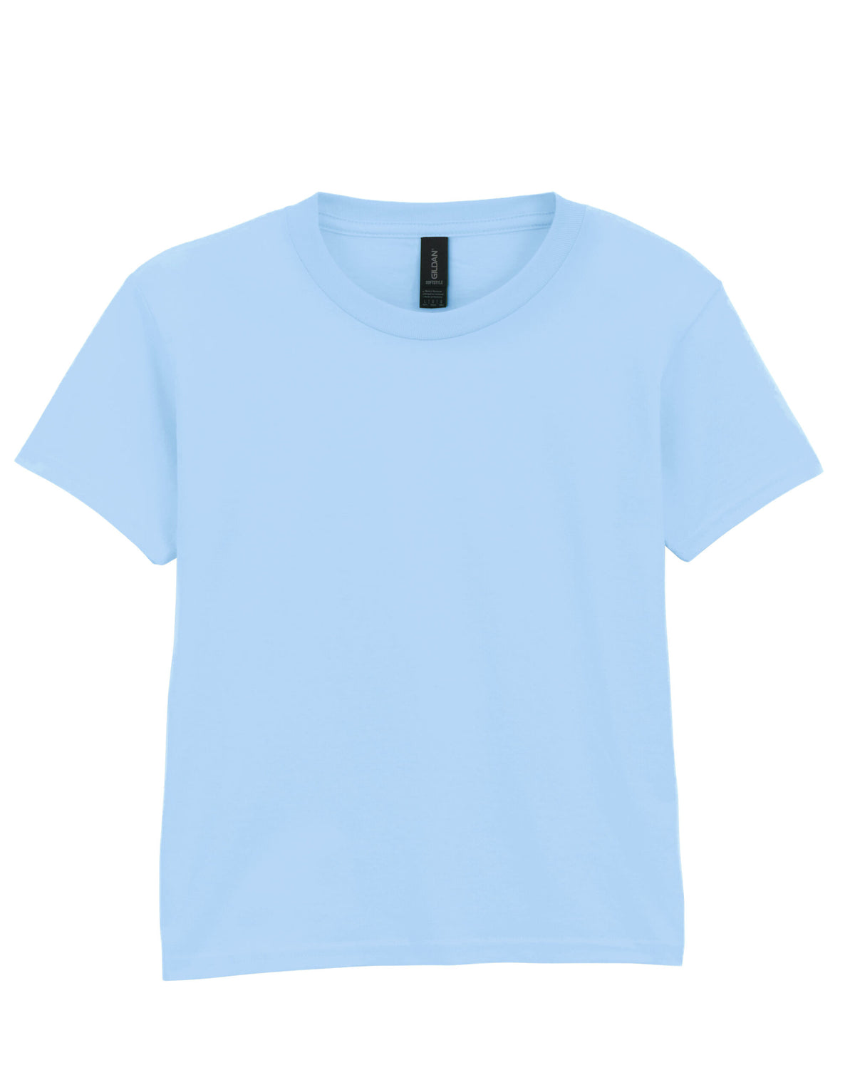 64000B Gildan Softstyle Youth T-Shirt - Light Blue - 64000B