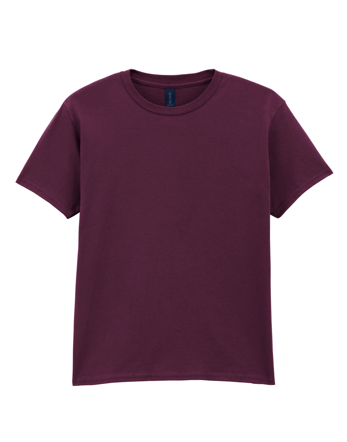 64000B Gildan Softstyle Youth T-Shirt - Maroon - 64000B